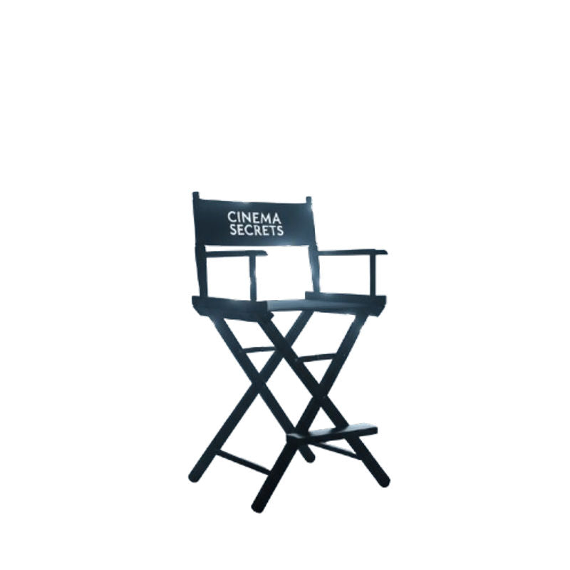 Cinema Secrets Tall Makeup Director’s Chair (Black Aluminum)