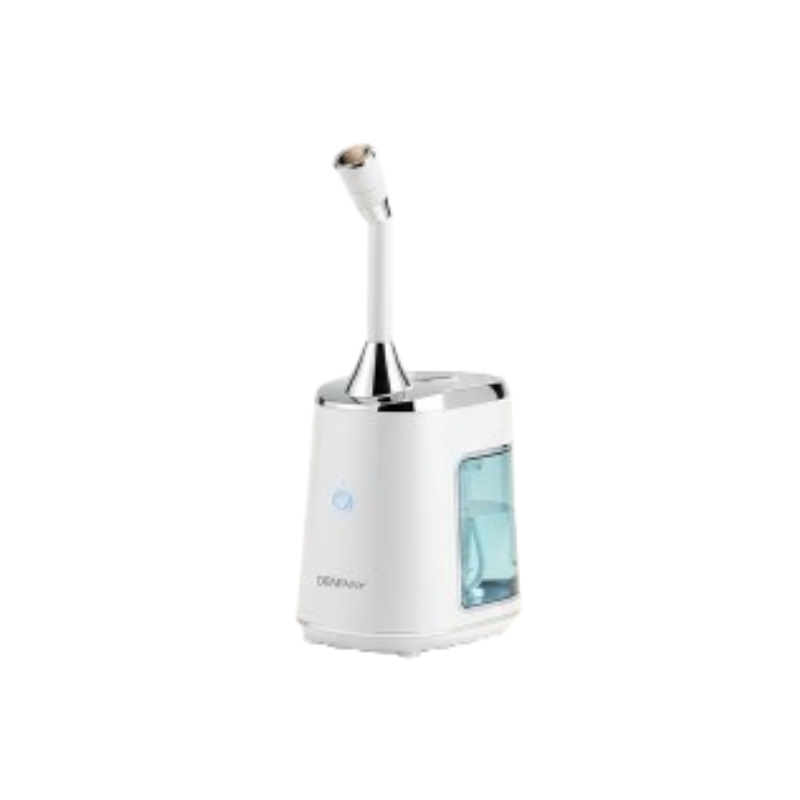 Facial Steamer - DENFANY Nano Ionic Face Steamer with Extendable 360° Rotating Arm - Portable Facial Steamer